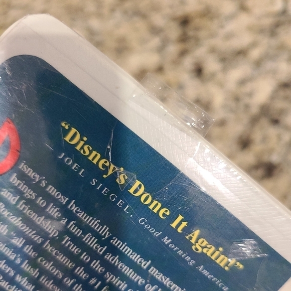 New Sealed Walt Disney Pocahontas (VHS 1996) #5741  First Time on Video Edition - Picture 5 of 8